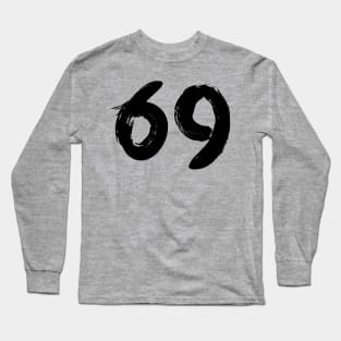 Number 69 Long Sleeve T-Shirt